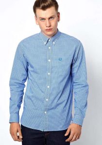 Fred Perry Oxford Gingham Shirt NeckTie Fred Perry Oxford Gingham Shirt NeckTie